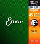 Elixir Long Scale Electric Bass Stainless Steel with Nanoweb Coating